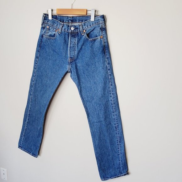 LEVI'S ORIGINAL 501 High Rise Straight Leg Jeans - Picture 2 of 11
